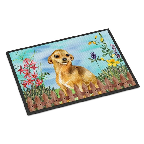 Carolines Treasures Chihuahua Spring Indoor or Outdoor Mat - 24 x 36 in. CK1220JMAT - main